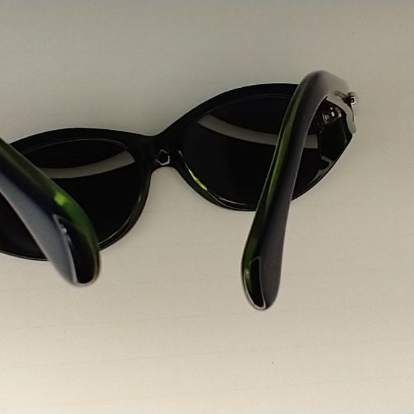 Von Furstenberg Women's Blue/Green Sunglasses Made in Italy CE - Picture 3 of 11